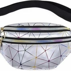 Beste Verkoop โ๏ธ Merkloos "Kerst + Cadeau" Festival Heuptas Glow In The Dark - Zilver - Disco - Techno - Rave - Feestheuptas Laser - FannyPack - Carnaval - Party - Multi Color -Damesheuptas - Herenheuptas - Trendyheuptas - Travel Buideltas - Strandtas - Reistas ๐ฅฐ