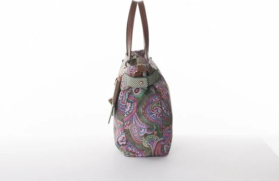 Flash-uitverkoop ✨ Oilily Helena Paisley 👜 Handbag Cypres 😀 5 Flash-uitverkoop ✨ Oilily Helena Paisley 👜 Handbag Cypres 😀 - Afbeelding 3