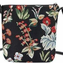 Uitgang ⭐ Signare Elegant Smal Tasje - Gobelinstof - Mille Fleur - Duizend Bloemen 🔥