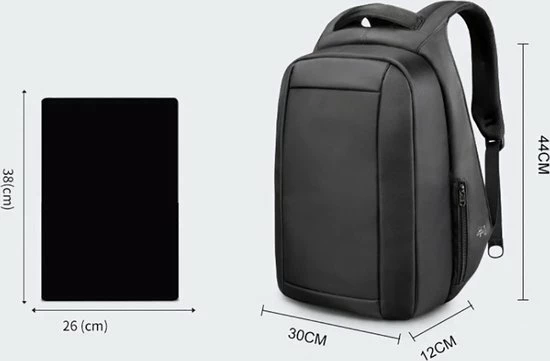 Goedkoopste ๐ Merkloos Rugzak Zwart - Dames ๐ Backpack USB - Anti-Diefstal - Waterdicht - Laptop Rugtas - Reistas - Damestas - Innovatief Ontwerp - Modern ๐ 9 Goedkoopste ๐ Merkloos Rugzak Zwart - Dames ๐ Backpack USB - Anti-Diefstal - Waterdicht - Laptop Rugtas - Reistas - Damestas - Innovatief Ontwerp - Modern ๐ - Afbeelding 7