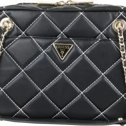 Flash-uitverkoop ✨ Guess Dames Crossbody Tas / Schoudertas - Cessily - Zwart 🎉