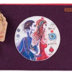 Hete verkoop 🥰 BiggDesign Boze Oog Clutch Dames - Handtas - Handtasje - Portemonnee Dames- 24 Cm - Paars 🌟