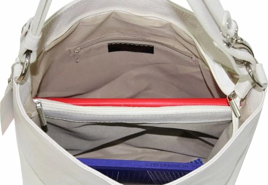 Goedkoopste βοΈ AmbraModa GL005 - Dames Lederen Handtas Schoudertas Crossbodytas Hobo Tas Gebroken Wit π 6 Goedkoopste βοΈ AmbraModa GL005 - Dames Lederen Handtas Schoudertas Crossbodytas Hobo Tas Gebroken Wit π - Afbeelding 4