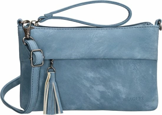Nieuw π Beagles La Costera Schoudertas - Staalblauw 𧨠3 Nieuw π Beagles La Costera Schoudertas - Staalblauw π§¨