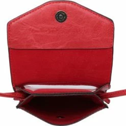 Promo 🎉 Merkloos Crossbody - Telefoon Tasje Ines Delaure Rood 🧨 -Tassen-dames Winkel 550x396 2