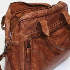 Hete verkoop 🎉 Bear Design Hugo Leren Laptoptas - 14 Inch - Cognac ⌛ -Tassen-dames Winkel 550x402