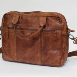 Hete verkoop 🎉 Bear Design Hugo Leren Laptoptas - 14 Inch - Cognac ⌛ -Tassen-dames Winkel 550x405 4