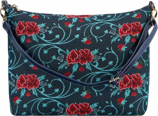 Goedkoop π Signare Slouch Tas - Hand/schoudertas -Gobelin - Frida Kahlo Carnation - Anjer π 5 Goedkoop π Signare Slouch Tas - Hand/schoudertas -Gobelin - Frida Kahlo Carnation - Anjer π - Afbeelding 3