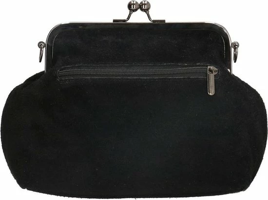 Hete verkoop 𧨠Charm London Suède Beugel Schoudertas Elisa Zwart π 6 Hete verkoop 𧨠Charm London Suède Beugel Schoudertas Elisa Zwart π - Afbeelding 4