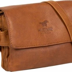 Gloednieuw 😉 Mustang® Official Mustang Catania Schoudertas Leer Cognac 🛒