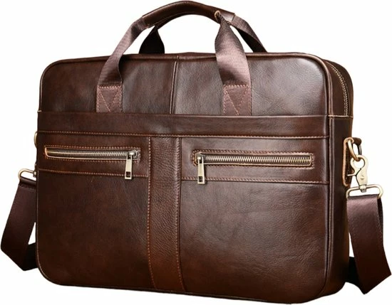 Begroting ⌛ Laptoptas 15 6 Inch Schoudertas Handtas Tas Bruin Leer - Urban U® 👏 3 Begroting ⌛ Laptoptas 15 6 Inch Schoudertas Handtas Tas Bruin Leer - Urban U® 👏