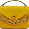 Flash-uitverkoop 🛒 GUESS Crossbodytas Dames / Handtas - Fantasie - Leer - Retour Mini - Geel 🛒