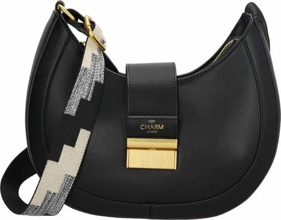 Beste Verkoop π Charm Schoudertas Zwart Synthetisch 472240 - Dames - Maat 1 π 3 Beste Verkoop π Charm Schoudertas Zwart Synthetisch 472240 - Dames - Maat 1 π