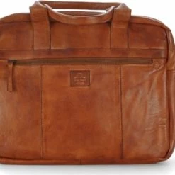 Hete verkoop 🎉 Bear Design Hugo Leren Laptoptas - 14 Inch - Cognac ⌛ -Tassen-dames Winkel 550x430 2