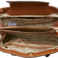 Uitgang 🔥 GUESS Alexie Dames Crossbody TasHandtas Kunstleer - Bruin 🤩 -Tassen-dames Winkel 550x437 4