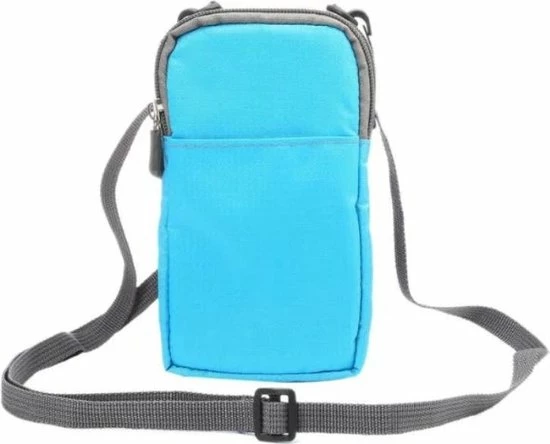 Gloednieuw ๐ San Vitale® - Telefoon Tasje - Heuptas - Wandel/Sport/Smartphone - Licht Blauw โค๏ธ 3 Gloednieuw ๐ San Vitale® - Telefoon Tasje - Heuptas - Wandel/Sport/Smartphone - Licht Blauw โค๏ธ