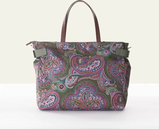 Flash-uitverkoop ✨ Oilily Helena Paisley 👜 Handbag Cypres 😀 11 Flash-uitverkoop ✨ Oilily Helena Paisley 👜 Handbag Cypres 😀 - Afbeelding 9