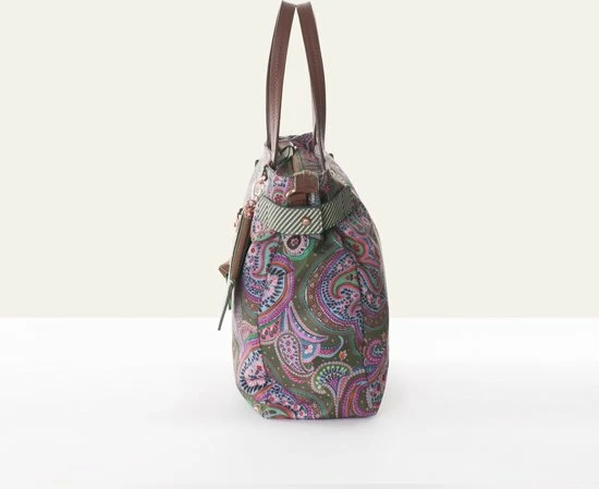 Flash-uitverkoop ✨ Oilily Helena Paisley 👜 Handbag Cypres 😀 10 Flash-uitverkoop ✨ Oilily Helena Paisley 👜 Handbag Cypres 😀 - Afbeelding 8