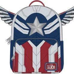 Promo β¨ Loungefly MARVEL - FALCON CAPTAIN AMERICA - COSPLAY MINI π BACKPACK π₯°