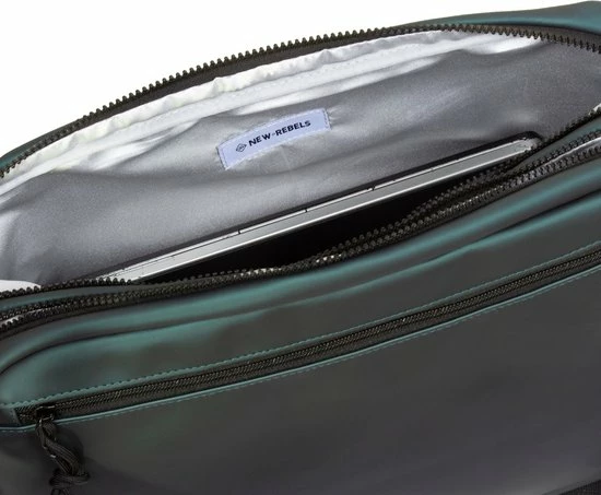 Goedkoopste 😀 New Rebels® William - Schoudertas - Groen - 10L ✔️ 6 Goedkoopste 😀 New Rebels® William - Schoudertas - Groen - 10L ✔️ - Afbeelding 4