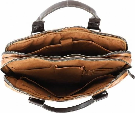 Beste deal 😀 Bear Design Leandro Leren Laptoptas - 15 Inch - Cognac / Bruin ❤️ 7 Beste deal 😀 Bear Design Leandro Leren Laptoptas - 15 Inch - Cognac / Bruin ❤️ - Afbeelding 5