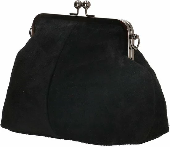 Hete verkoop 𧨠Charm London Suède Beugel Schoudertas Elisa Zwart π 5 Hete verkoop 𧨠Charm London Suède Beugel Schoudertas Elisa Zwart π - Afbeelding 3