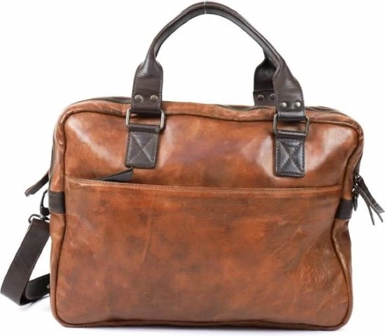 Beste deal 😀 Bear Design Leandro Leren Laptoptas - 15 Inch - Cognac / Bruin ❤️ 3 Beste deal 😀 Bear Design Leandro Leren Laptoptas - 15 Inch - Cognac / Bruin ❤️