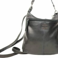 Hete verkoop 😍 Bear Design Caprica Leren Hobotas / Schoudertas - Zwart 👏 -Tassen-dames Winkel 550x480 3