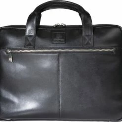 Begroting 😀 ACROPAQ Laptoptas - 15.6 Inch, Leer, Bestand Tegen Water En Slijtage - Computertas - Zwart ❤️ -Tassen-dames Winkel 550x482