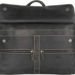 Beste deal ❤️ Arrigo Heren Laptoptas Matzwart Leer – Dames Laptoptas Matzwart Leer – Aktetas Zwart Leer 🔔 -Tassen-dames Winkel 550x484 2