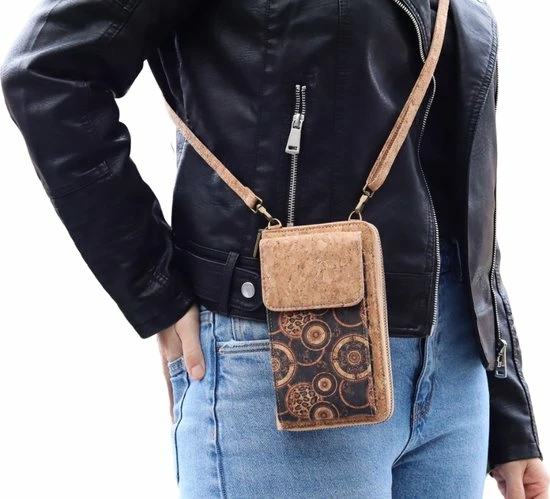 Goedkoopste π Geen Merk Aanduiding VIQRI - Compact Telefoontasje - Dames Portemonnee Tas - RFID Anti Skim - Dames Tas - Portemonnee - Leer - Kurk - Dames - Cadeau - Bruin - Zwart - Print - Metaal - Crossbody π 8 Goedkoopste π Geen Merk Aanduiding VIQRI - Compact Telefoontasje - Dames Portemonnee Tas - RFID Anti Skim - Dames Tas - Portemonnee - Leer - Kurk - Dames - Cadeau - Bruin - Zwart - Print - Metaal - Crossbody π - Afbeelding 6