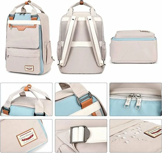 Nieuw β Myhozee Rugzak Voor Dames En Heren, Met Laptop- En Anti-diefstalvak, Waterdichte Schoolrugzak, Voor Universiteit, Reizen, Vrije Tijd En Werk π 8 Nieuw β Myhozee Rugzak Voor Dames En Heren, Met Laptop- En Anti-diefstalvak, Waterdichte Schoolrugzak, Voor Universiteit, Reizen, Vrije Tijd En Werk π - Afbeelding 6