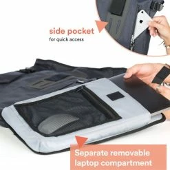 Promo 🤩 Skandika Bara Rugzak – Rugzakken - Rugzak Dames – Rugzak Heren - Urban Style Ontwerp Rugtas – Daypack - Messenger Bag - Business Laptop Bag Reistas - Waterafstotend – 28 X 14.5 X 60 Cm (L X B X H) – 35 Liter - Voor School & Reizen – Grijs 🤩 -Tassen-dames Winkel 550x521 6