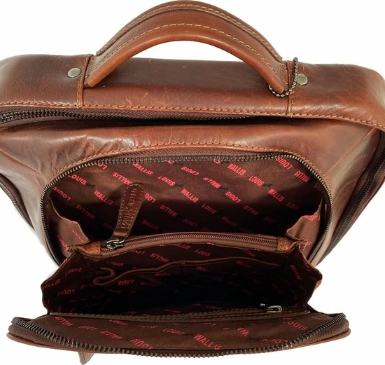 Kopen 👍 Louis Wallis Rugtas Heren Met Laptopvak 13.3 Inch Laptoptas Heren Leer Bruin Cognac - Rugzak Met Laptopvak - Zeer Luxe Uitgevoerd 🤩 10 Kopen 👍 Louis Wallis Rugtas Heren Met Laptopvak 13.3 Inch Laptoptas Heren Leer Bruin Cognac - Rugzak Met Laptopvak - Zeer Luxe Uitgevoerd 🤩 - Afbeelding 8