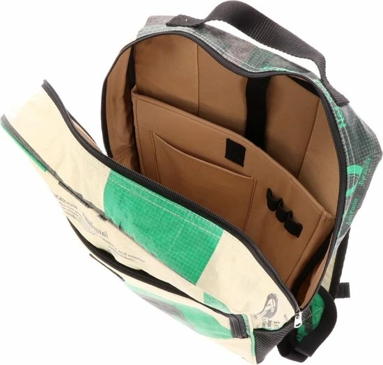 Top 10 😀 MoreThanHip Laptop Rugzak 15,6 Inch - Gerecyclede Cementzakken - Kameel Oranje ⭐ 6 Top 10 😀 MoreThanHip Laptop Rugzak 15,6 Inch - Gerecyclede Cementzakken - Kameel Oranje ⭐ - Afbeelding 4