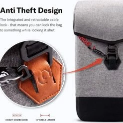 Coupon ✔️ Hustlepack Rugzak - Solgaard Rugzak - Vintage Style 🎒 Backpack - STEALTH Model - Gepatenteerde Anti-diefstal Rugzak - Laptop Vakje - USB Oplader ⭐ -Tassen-dames Winkel 550x525 8