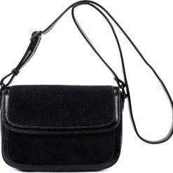 Hete verkoop ❤️ Handtas - Crossbodytas Ines Delaure Zwart ✔️