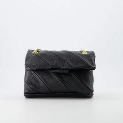 Kopen ⌛ Merkloos Rainbow Schoudertas - Zwart - Echt Leer - Small ❤️