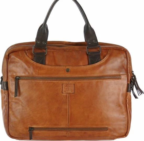 Beste deal 😀 Bear Design Leandro Leren Laptoptas - 15 Inch - Cognac / Bruin ❤️ 14 Beste deal 😀 Bear Design Leandro Leren Laptoptas - 15 Inch - Cognac / Bruin ❤️ - Afbeelding 12