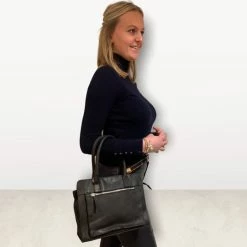 Kopen 💯 DSTRCT Stoke Street Handtas Zwart 😀 -Tassen-dames Winkel 550x541 11