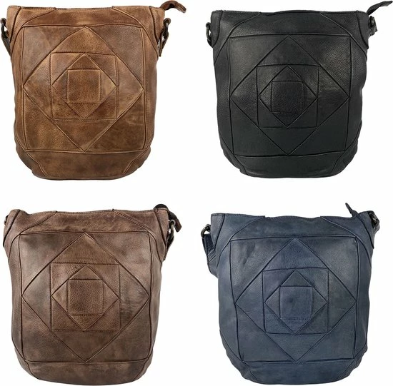 Goedkoop 🔔 Schoudertas - Dames Tassen - Schoudertassen Vrouwen - Lichtbruin Leer - Arrigo 🤩 13 Goedkoop 🔔 Schoudertas - Dames Tassen - Schoudertassen Vrouwen - Lichtbruin Leer - Arrigo 🤩 - Afbeelding 11