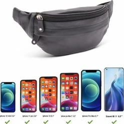 Beste recensies van 🎁 Safekeepers Leren Heuptas - Heuptasje - Buideltas - Dames Heren - Groot Leer - Zwart ⭐ -Tassen-dames Winkel 550x548 2