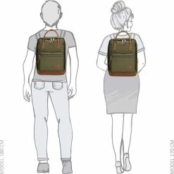 Korting 👍 Enrico Benetti Rugzak Santiago 46161 Rugtas Met 15" Laptopvak - Olijf Groen 🥰 -Tassen-dames Winkel 550x550 183