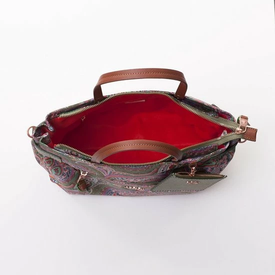 Flash-uitverkoop ✨ Oilily Helena Paisley 👜 Handbag Cypres 😀 7 Flash-uitverkoop ✨ Oilily Helena Paisley 👜 Handbag Cypres 😀 - Afbeelding 5