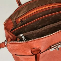 Coupon 🎁 Gigi Fratelli Medium Schoudertas / Crossbody Tas Dames - Leer - Romance - Oranje 😉 -Tassen-dames Winkel 550x550 316