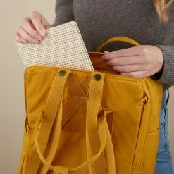 Flash-uitverkoop 🤩 Fjallraven Kånken Laptoprugzak 15 Inch - Ochre ✨ -Tassen-dames Winkel 550x550 390