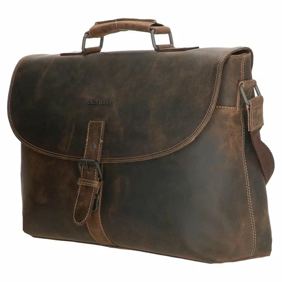 Top 10 βοΈ Old West Longview - Leren Laptoptas 17 Inch - Donkerbruin π 5 Top 10 βοΈ Old West Longview - Leren Laptoptas 17 Inch - Donkerbruin π - Afbeelding 3