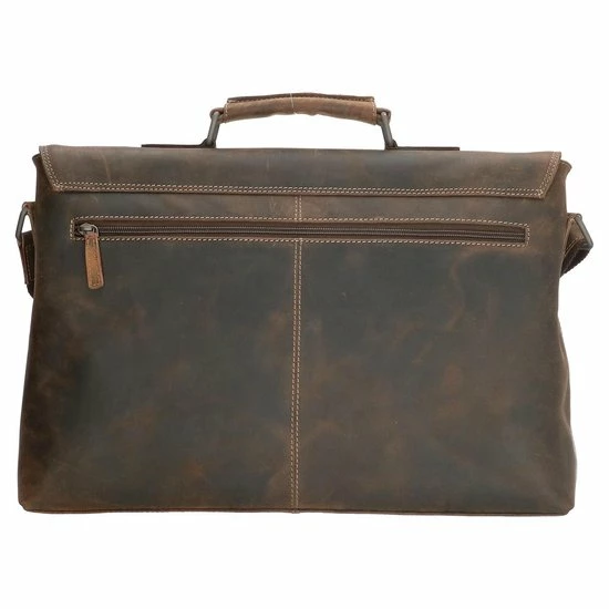 Top 10 βοΈ Old West Longview - Leren Laptoptas 17 Inch - Donkerbruin π 6 Top 10 βοΈ Old West Longview - Leren Laptoptas 17 Inch - Donkerbruin π - Afbeelding 4
