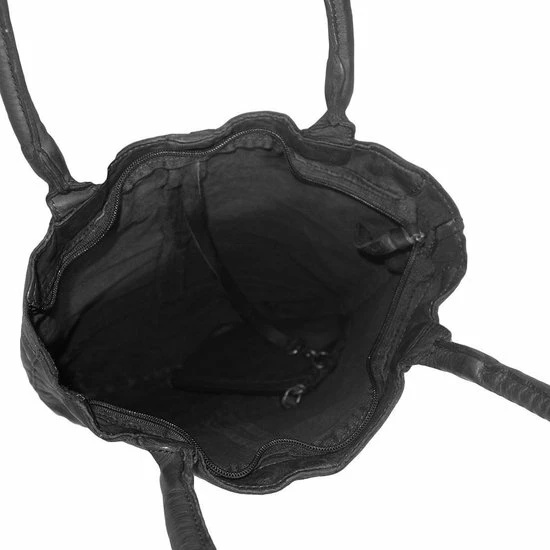 Nieuw ๐งจ Justified - Leren Shopper - Laika - Zwart โ๏ธ 5 Nieuw ๐งจ Justified - Leren Shopper - Laika - Zwart โ๏ธ - Afbeelding 3