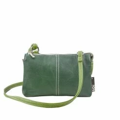 Tassen-dames Winkel 38 Top 10 😍 Noi-Noi 'Chirp' - Schoudertas - Crossbody Tas - Portemonnee - Mobiel - Groen/Olijf/Aqua - Dames - NN-244-02 ✔️